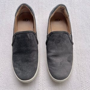 Ugg Suede Slip On Shoes Sneakers Gray Size 7